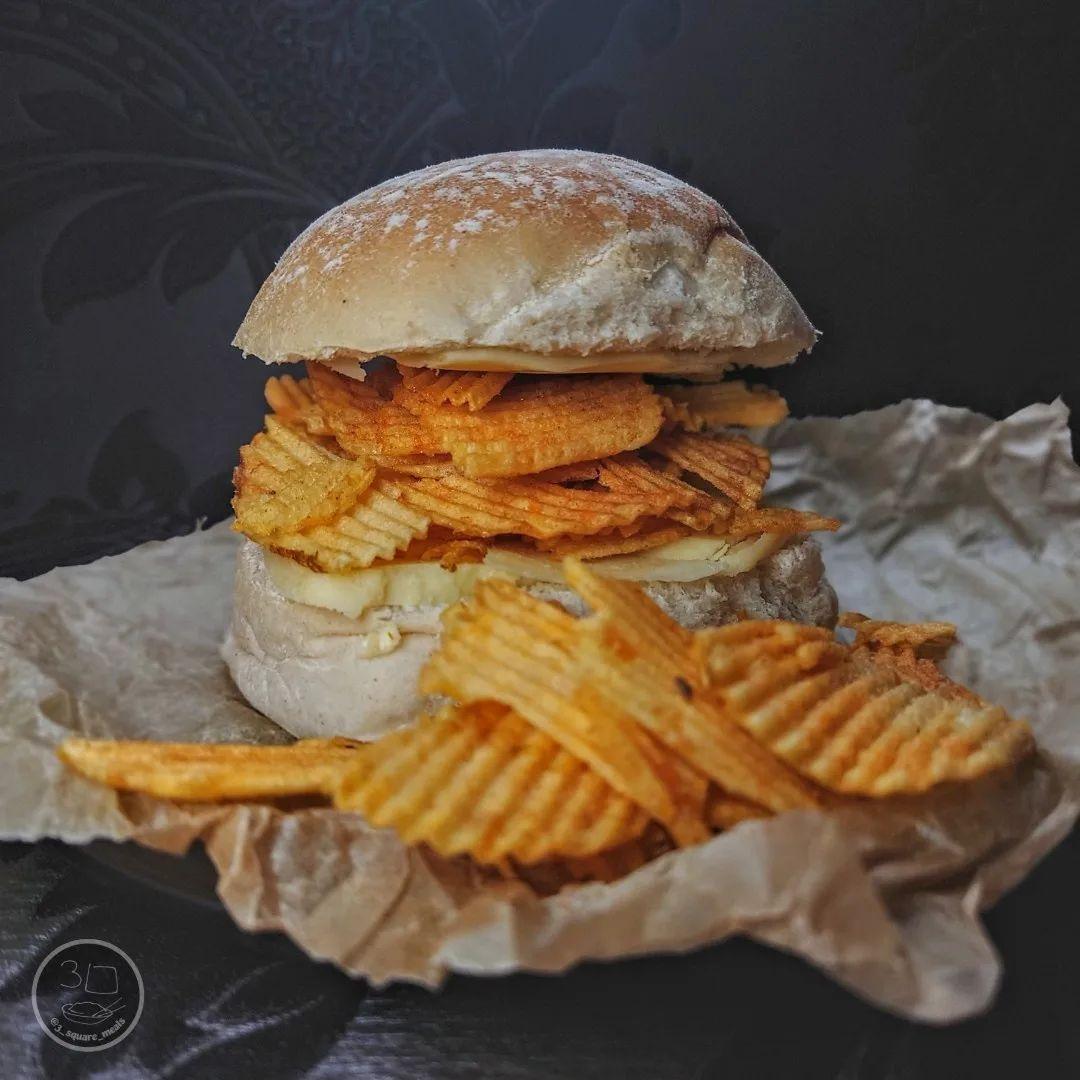 Simple Crisp Butty Sandwich