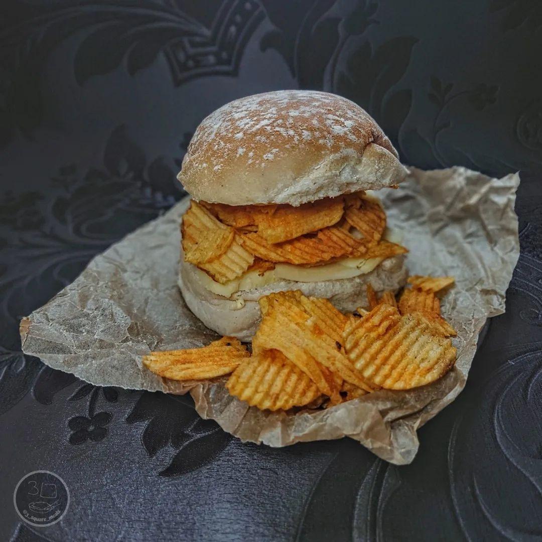 Simple Crisp Butty Sandwich