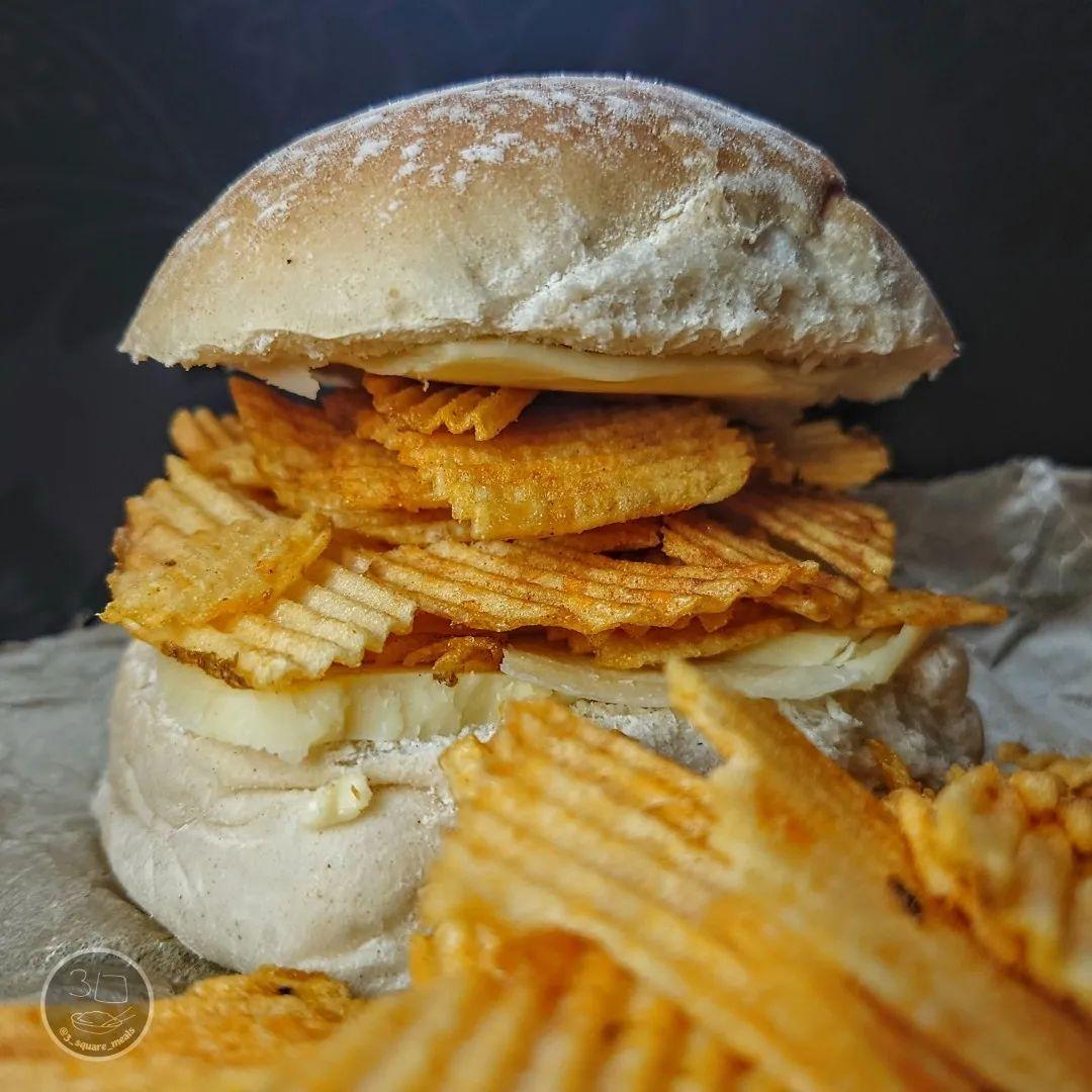 Simple Crisp Butty Sandwich