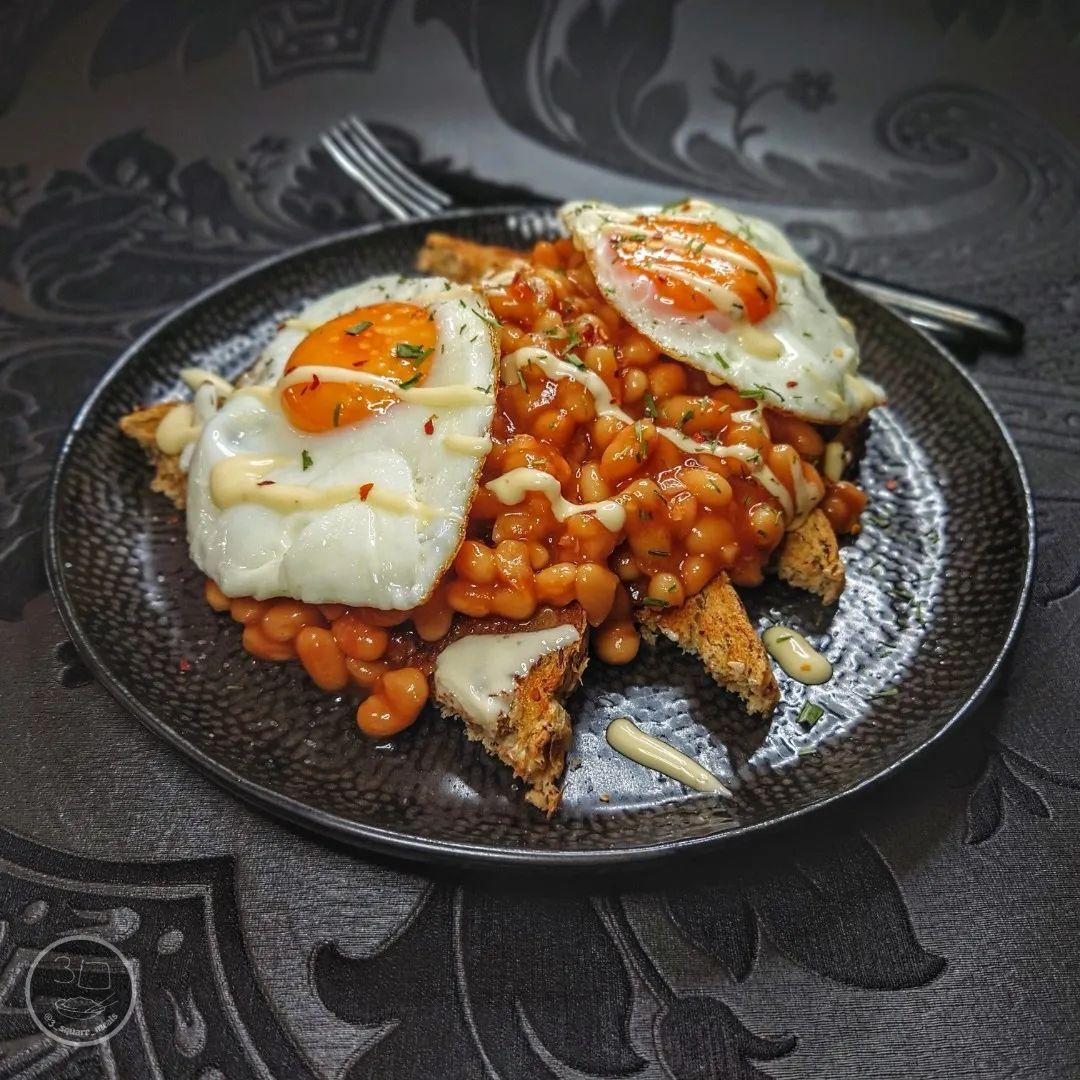 Eggs and Beans on Toast
