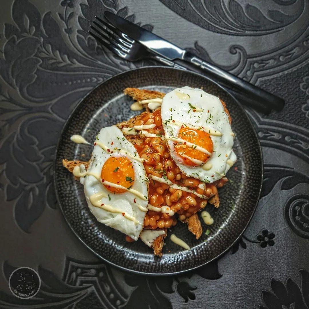 Eggs and Beans on Toast