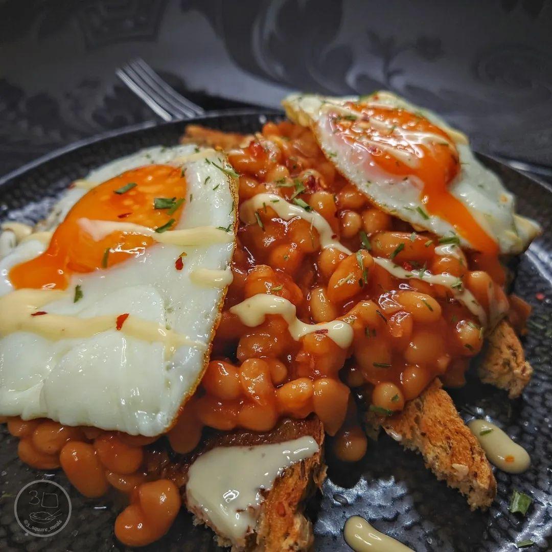 Eggs and Beans on Toast