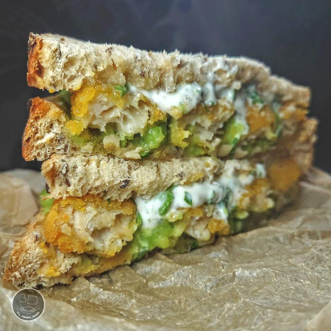 Fishless Finger Butty Sandwich