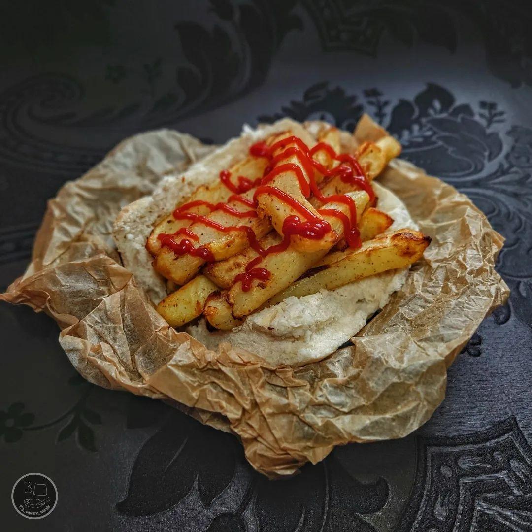 British Chip Butty Sandwich