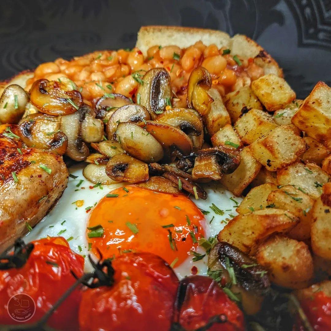 Vegetarian Cooked Breakfast Brunch