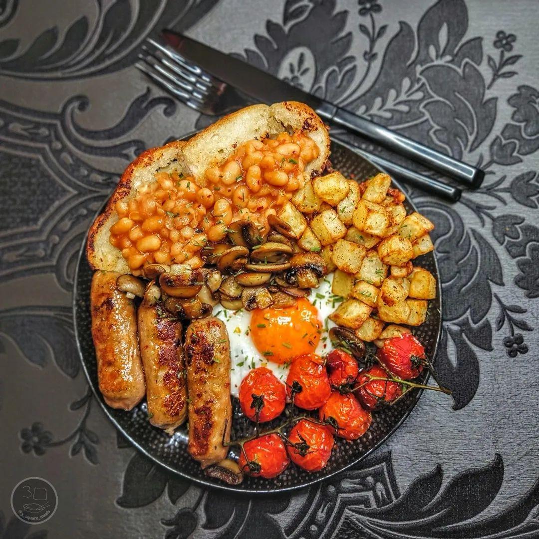 Vegetarian Cooked Breakfast Brunch