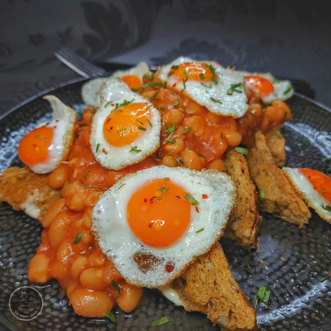 Eggs and Beans on Toast