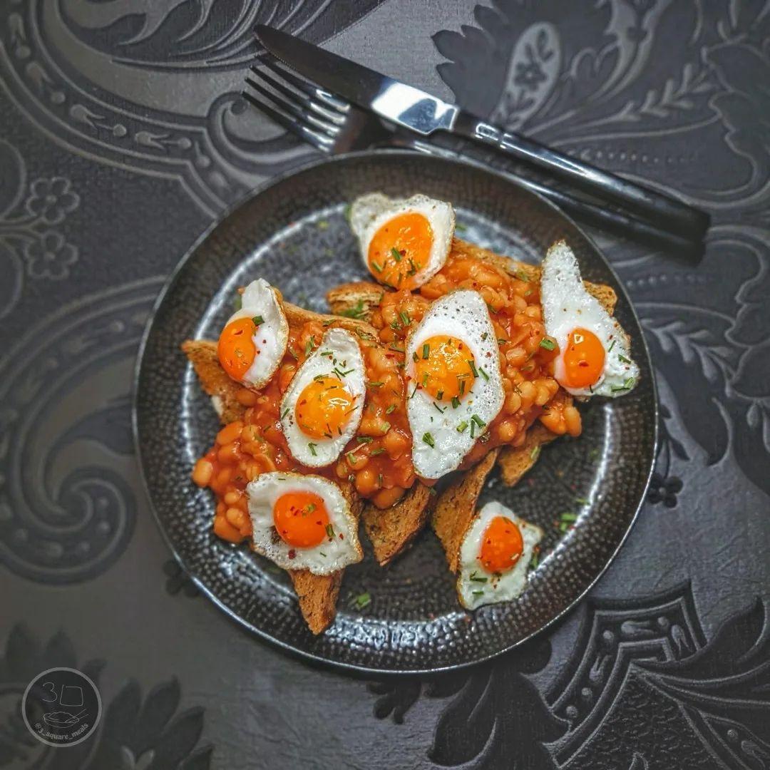 Eggs and Beans on Toast