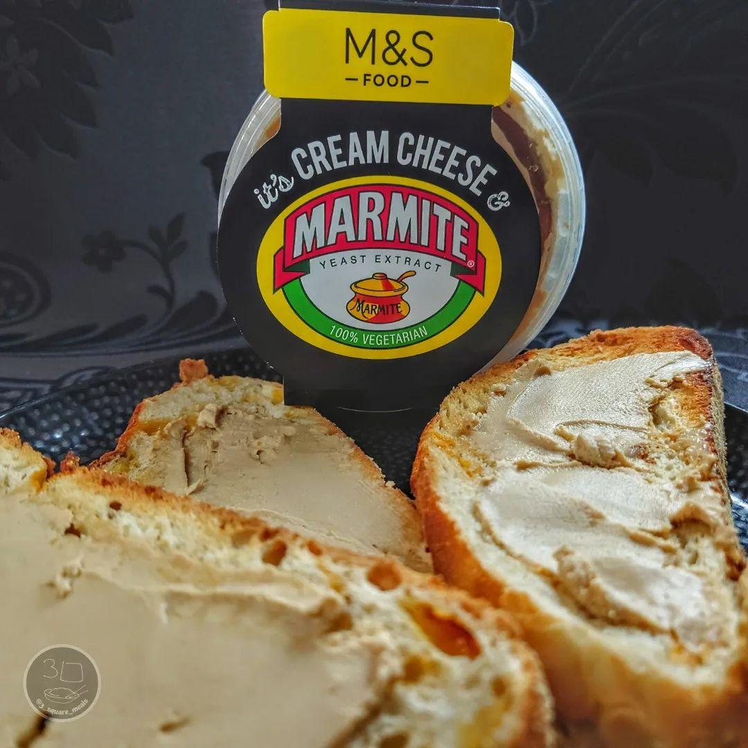 Marmite Cream Cheese on Toast