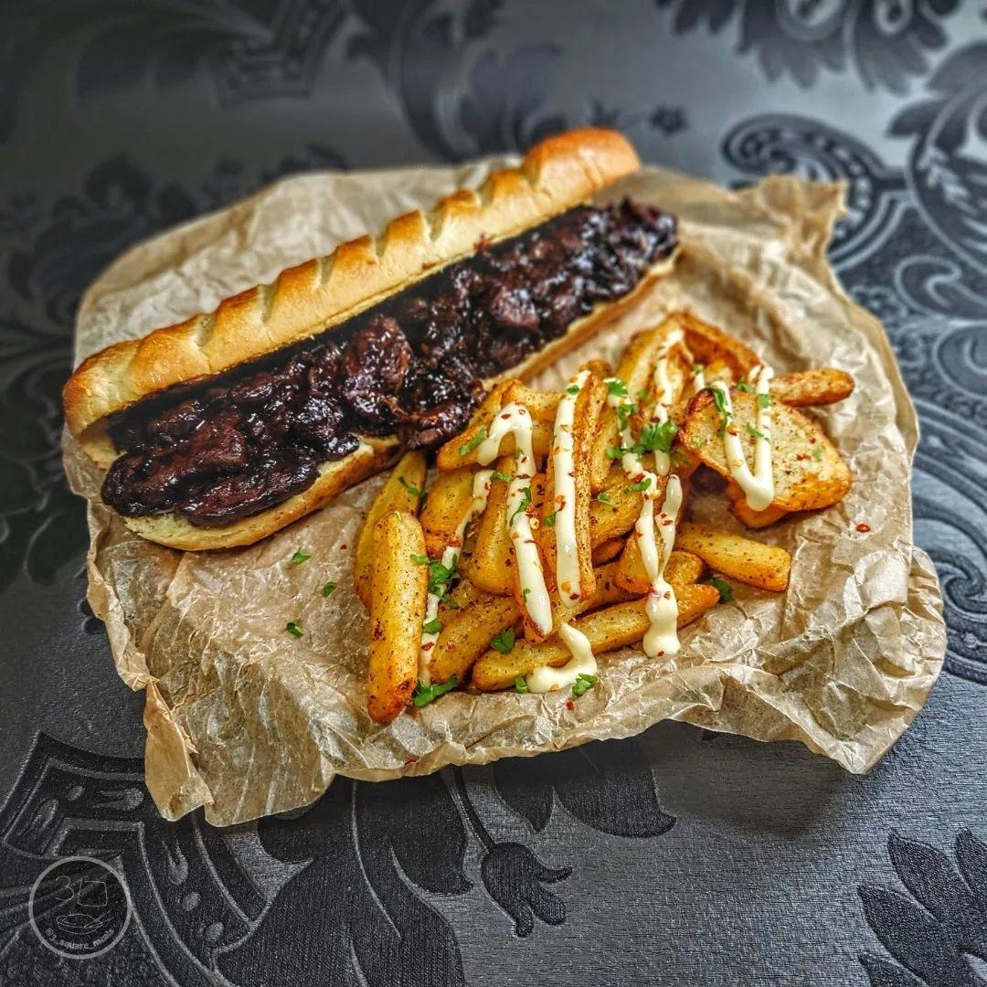 Caramelised Onion Gravy Baguette