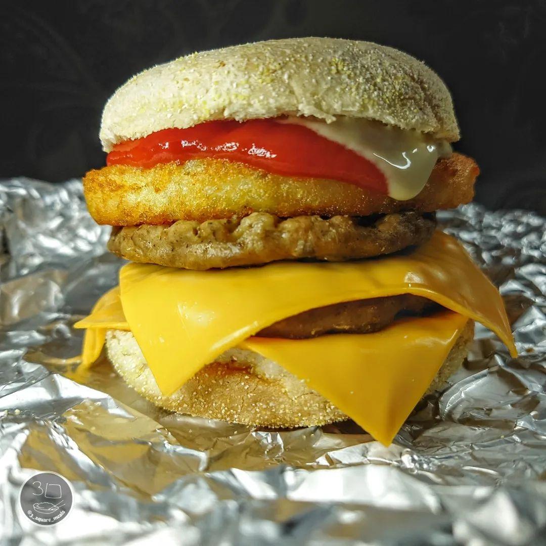 Double Sausage and Hash Muffin