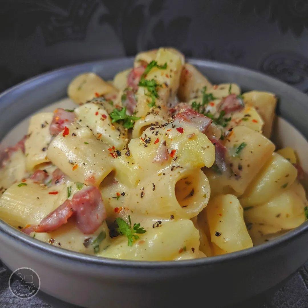 Double Carb Carbonara Pasta