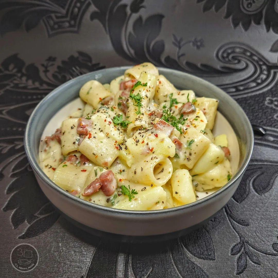 Double Carb Carbonara Pasta