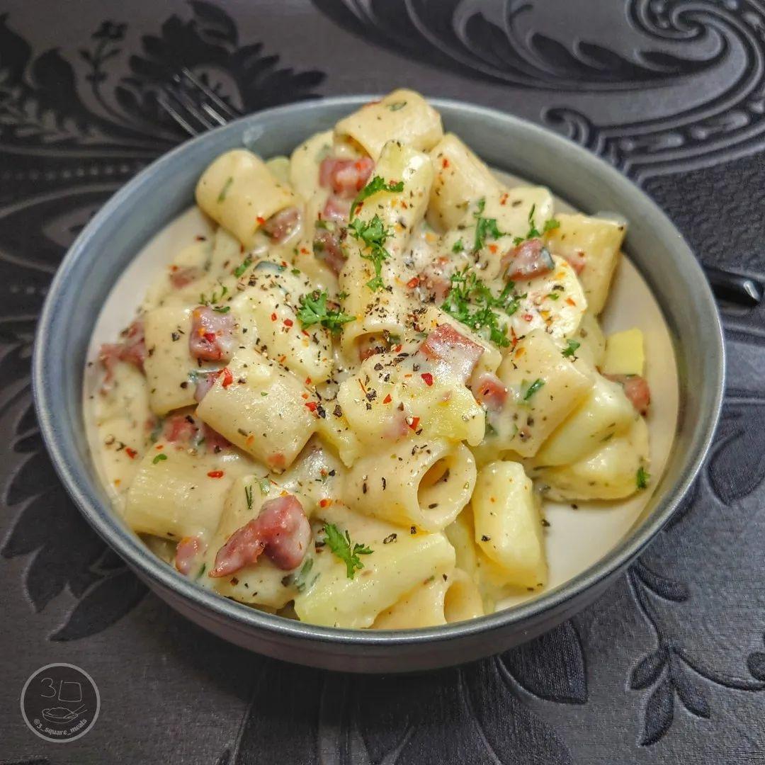 Double Carb Carbonara Pasta