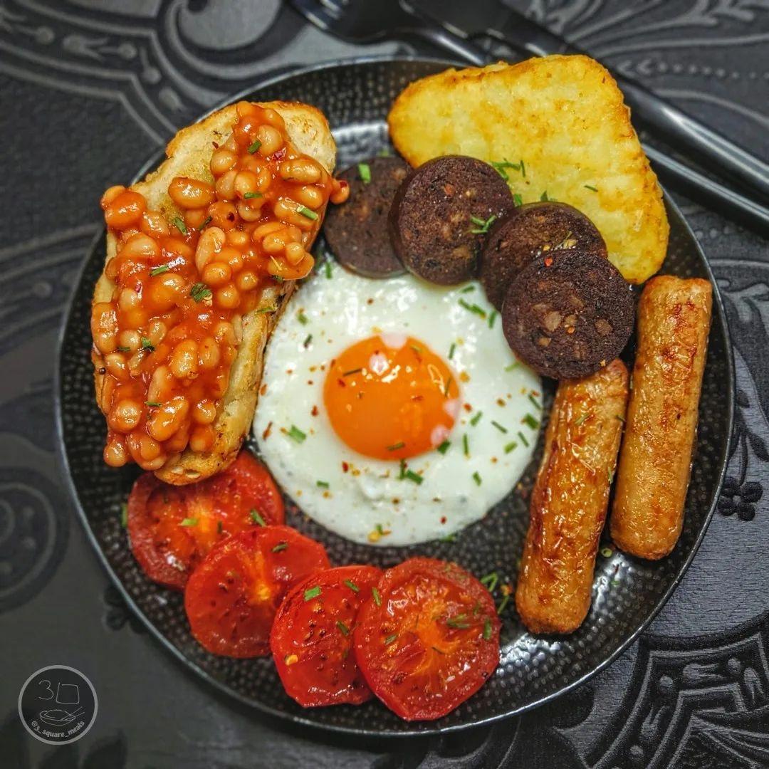 Vegetarian Air Fryer Breakfast