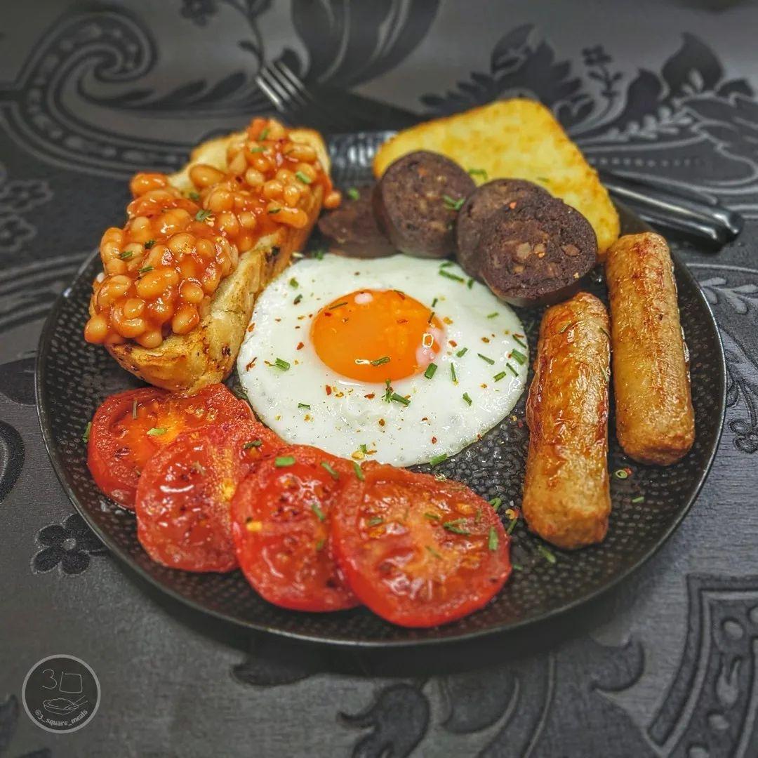 Vegetarian Air Fryer Breakfast