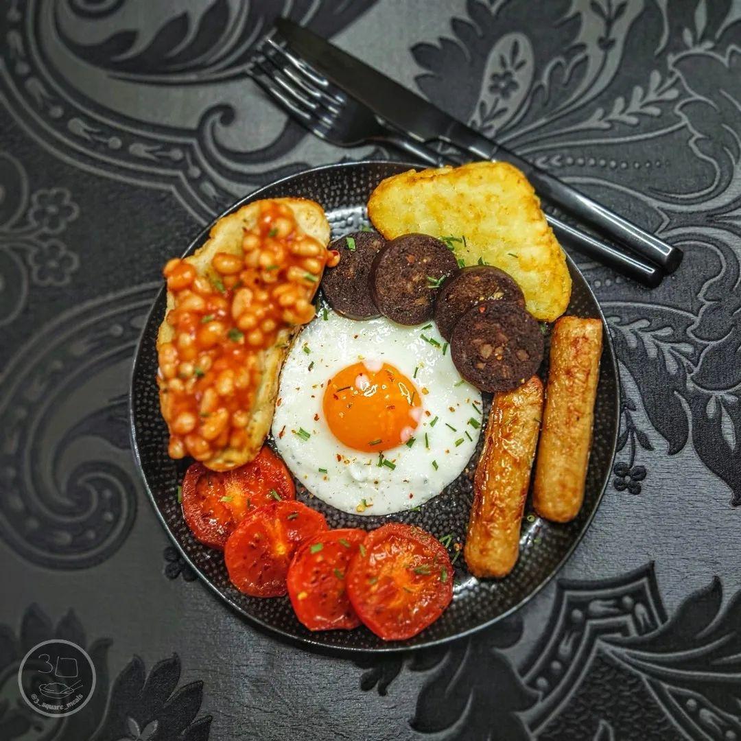 Vegetarian Air Fryer Breakfast