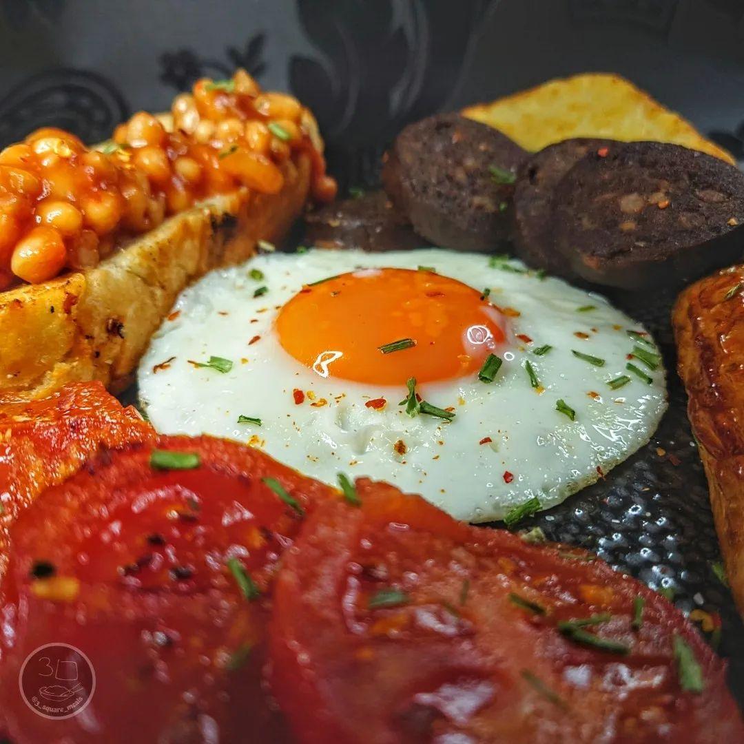 Vegetarian Air Fryer Breakfast