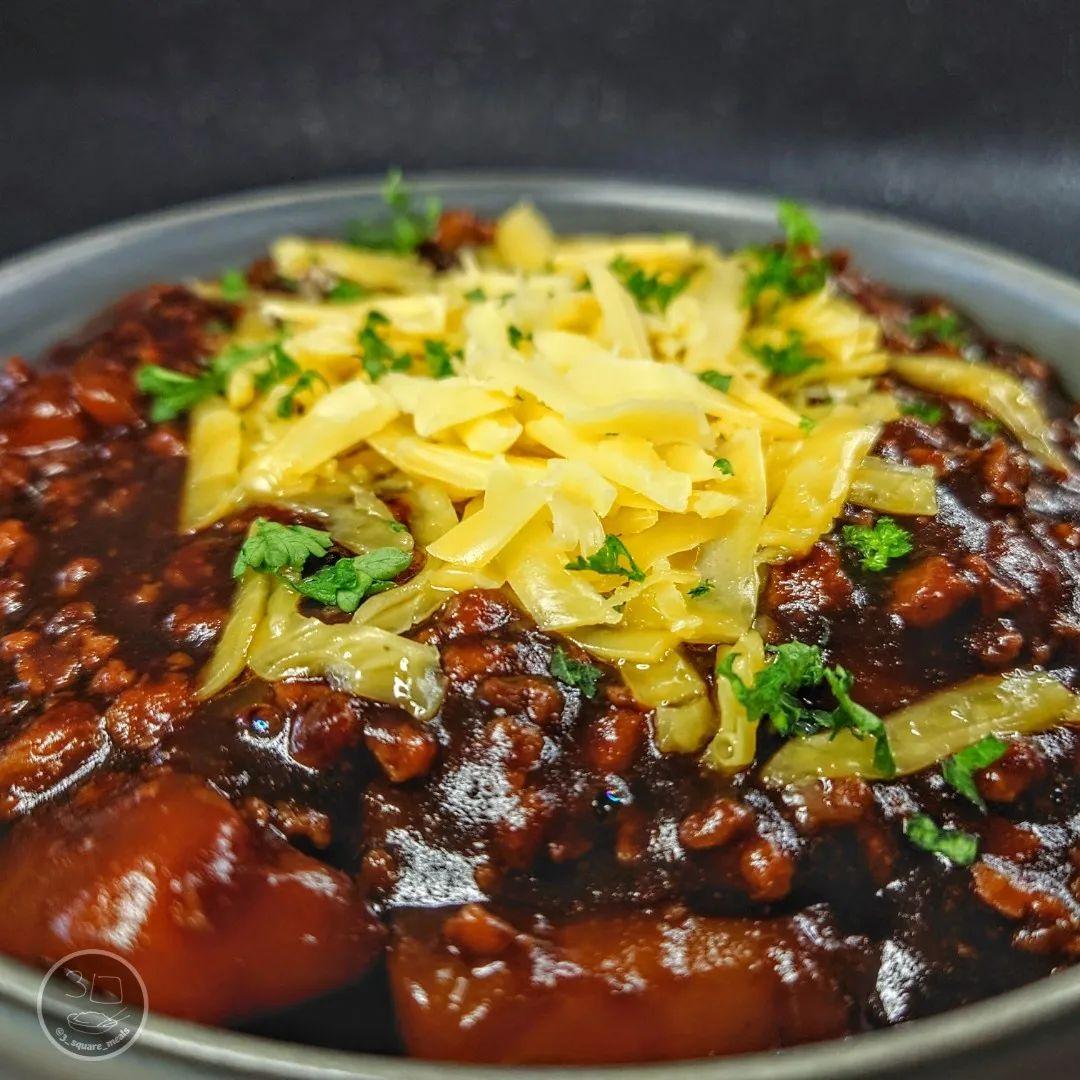 Mince and Tatties with Vegetarian Twist