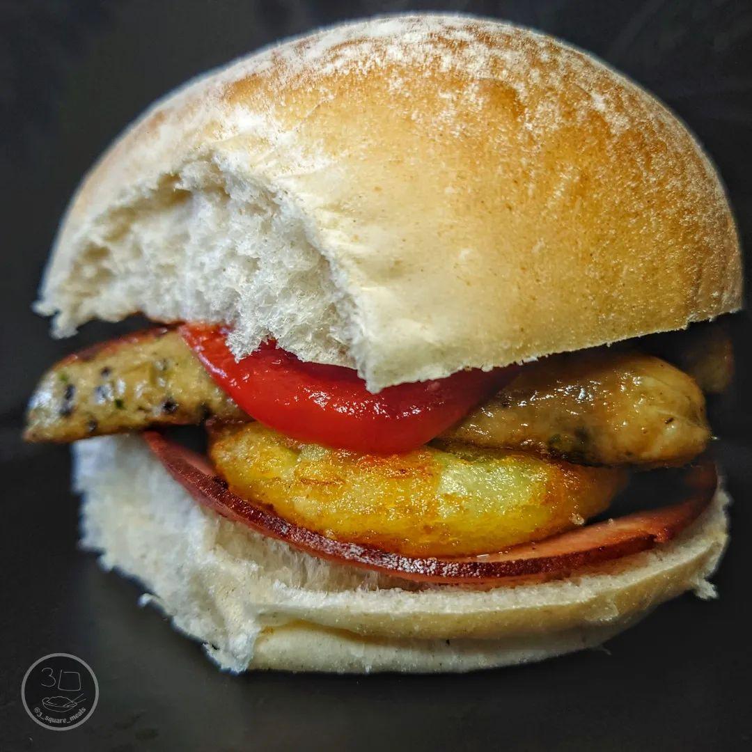 Classic British Breakfast Butty