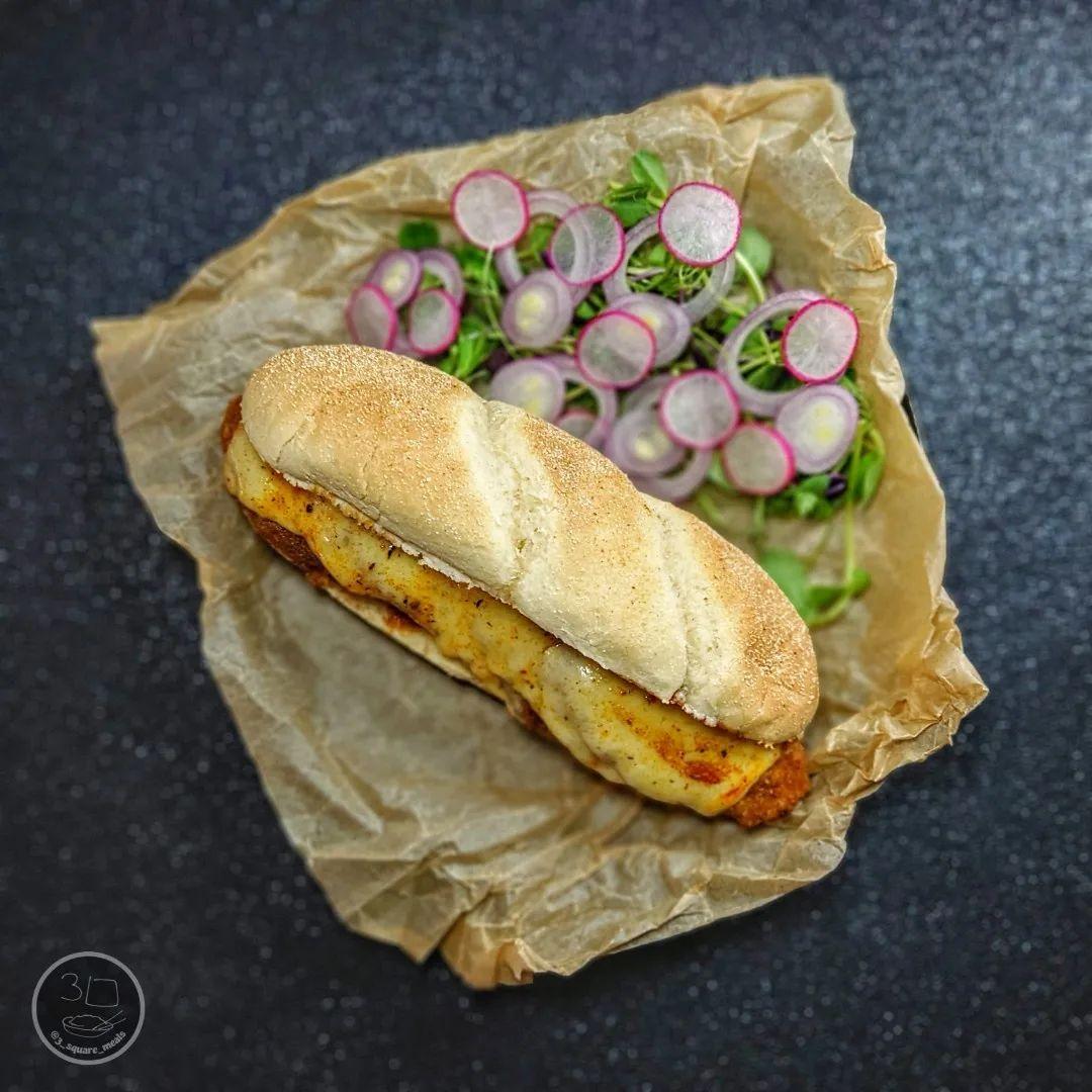Southern Fried Vegetarian Sub