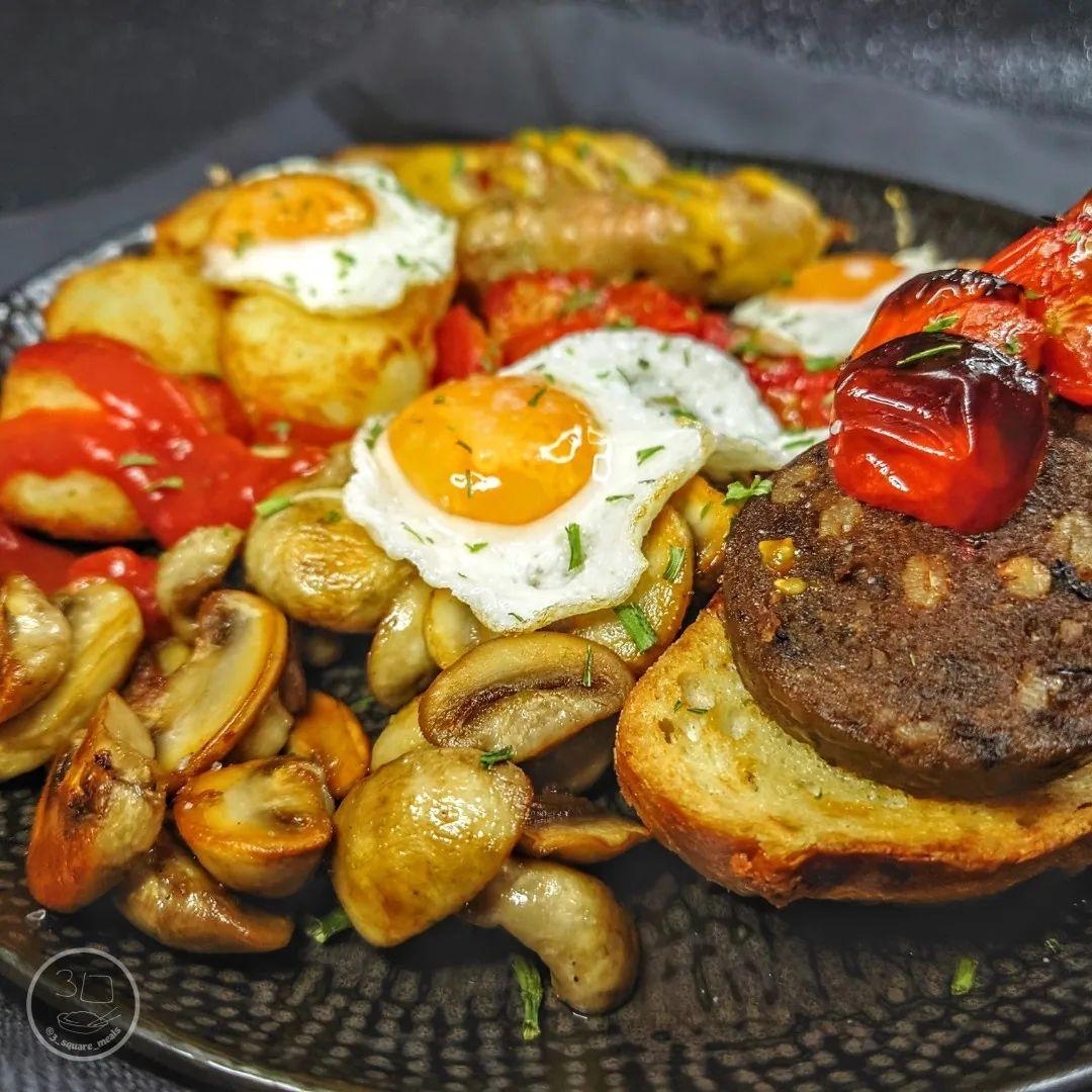 Air Fryer Vegetarian Breakfast