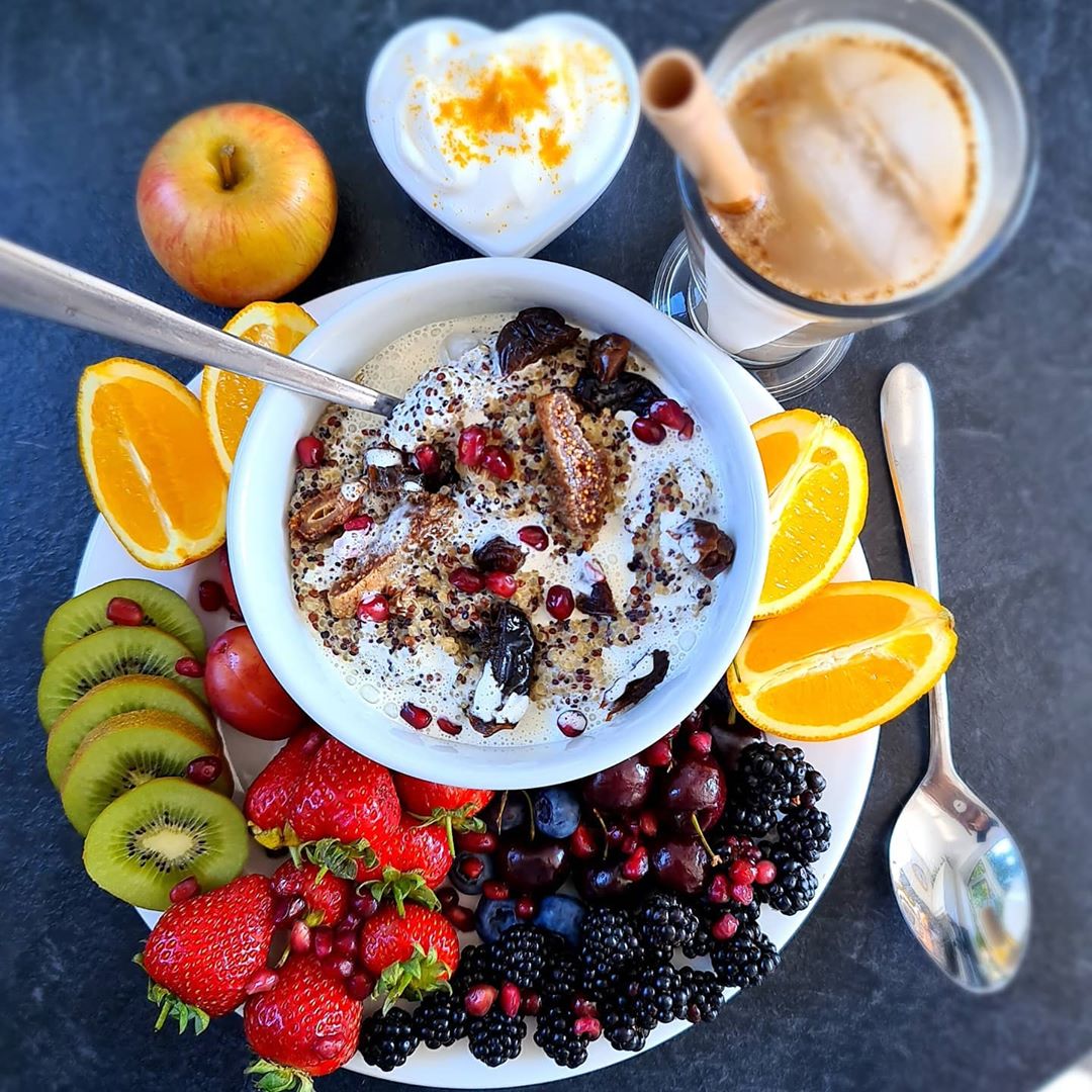 Creamy Cinnamon Ginger Quinoa Porridge