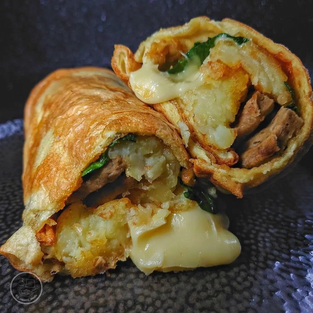 Yorkshire Pudding Breakfast Wrap