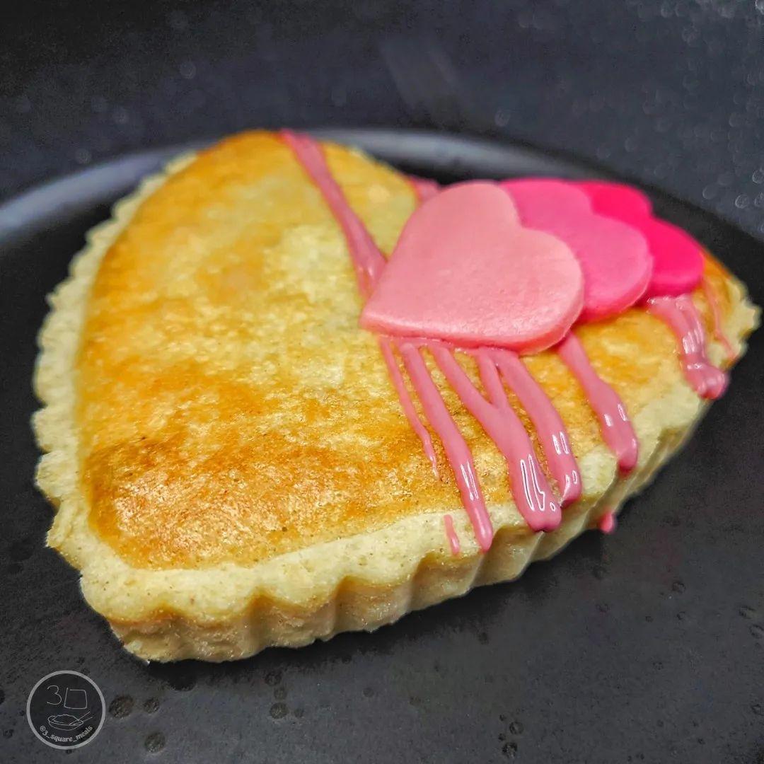 Valentine's Day Almond Pastry Tarts