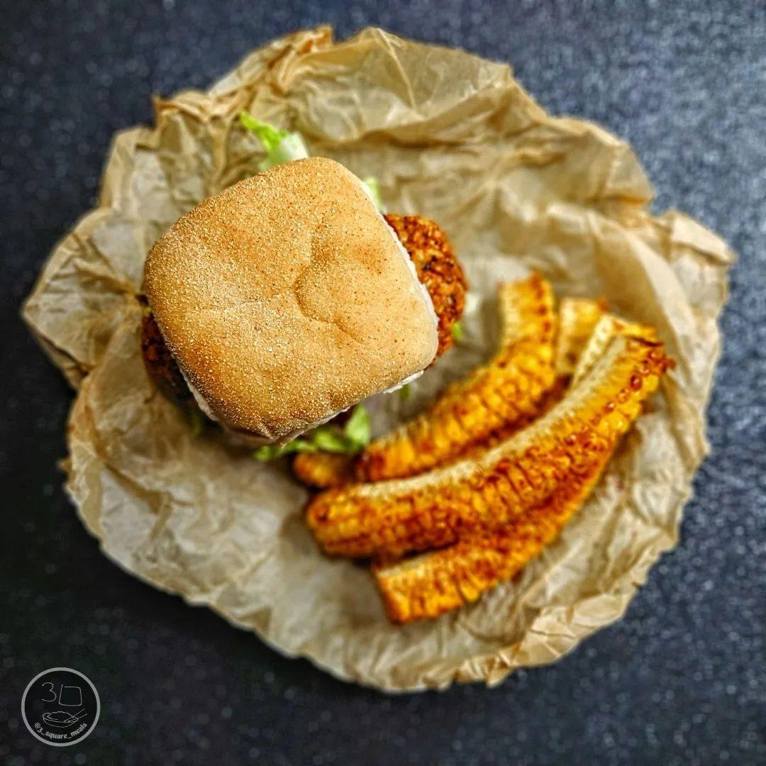 Spicy Plant-Based Chicken Burger