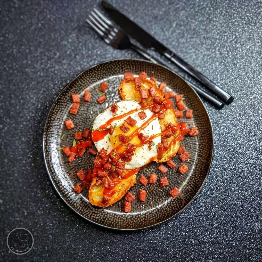 Fried Bread and Egg Breakfast