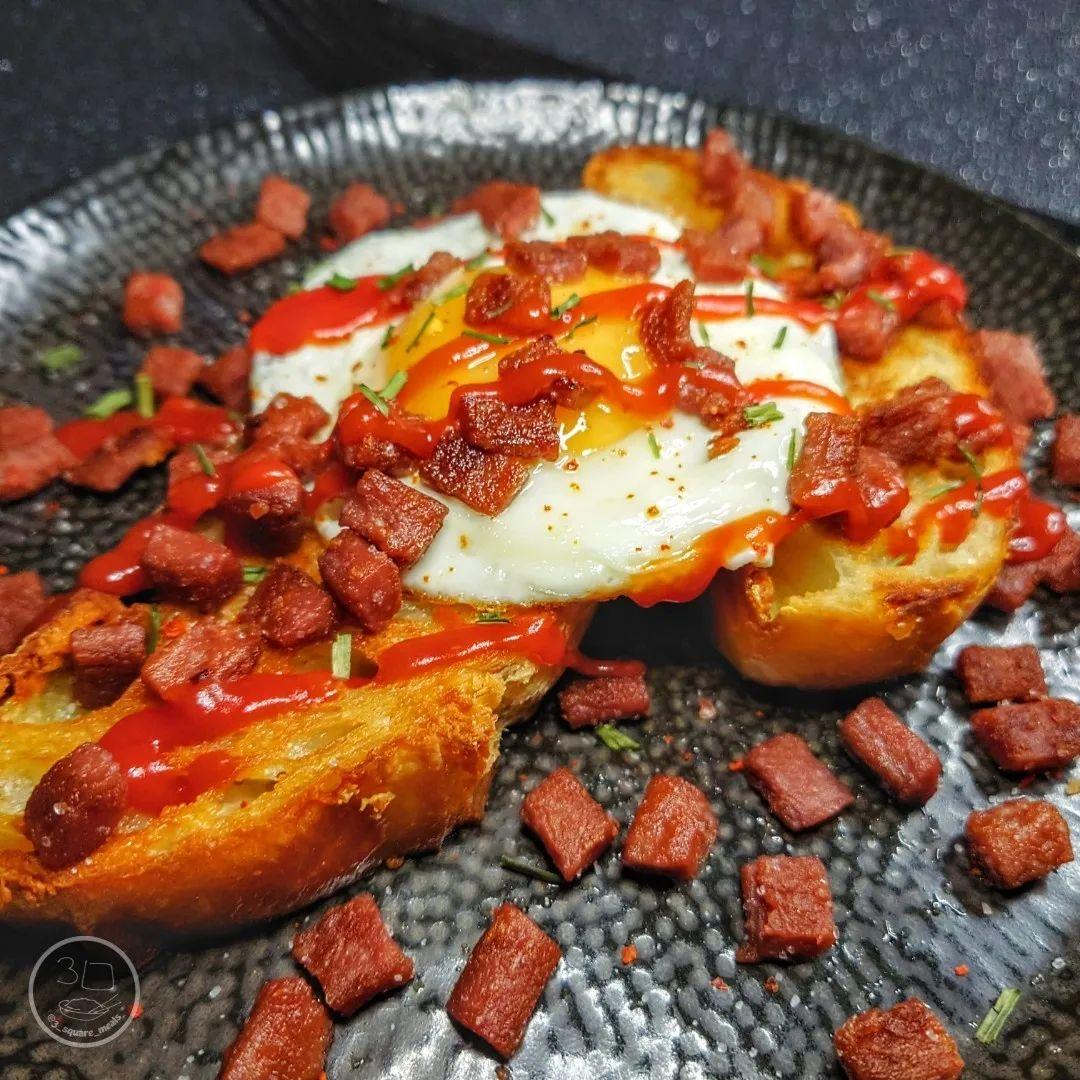 Fried Bread and Egg Breakfast