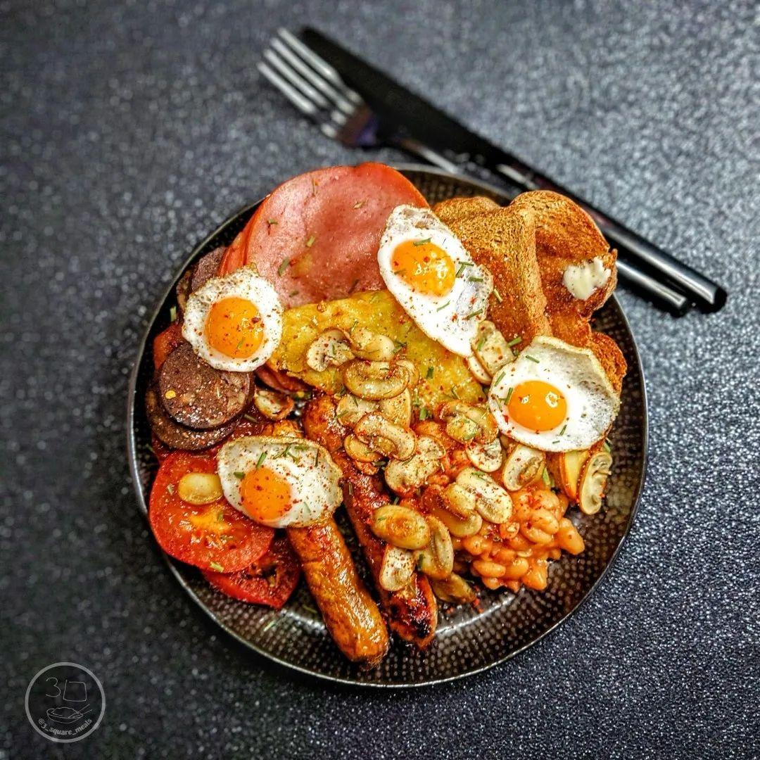 Veggie Full English Brunch