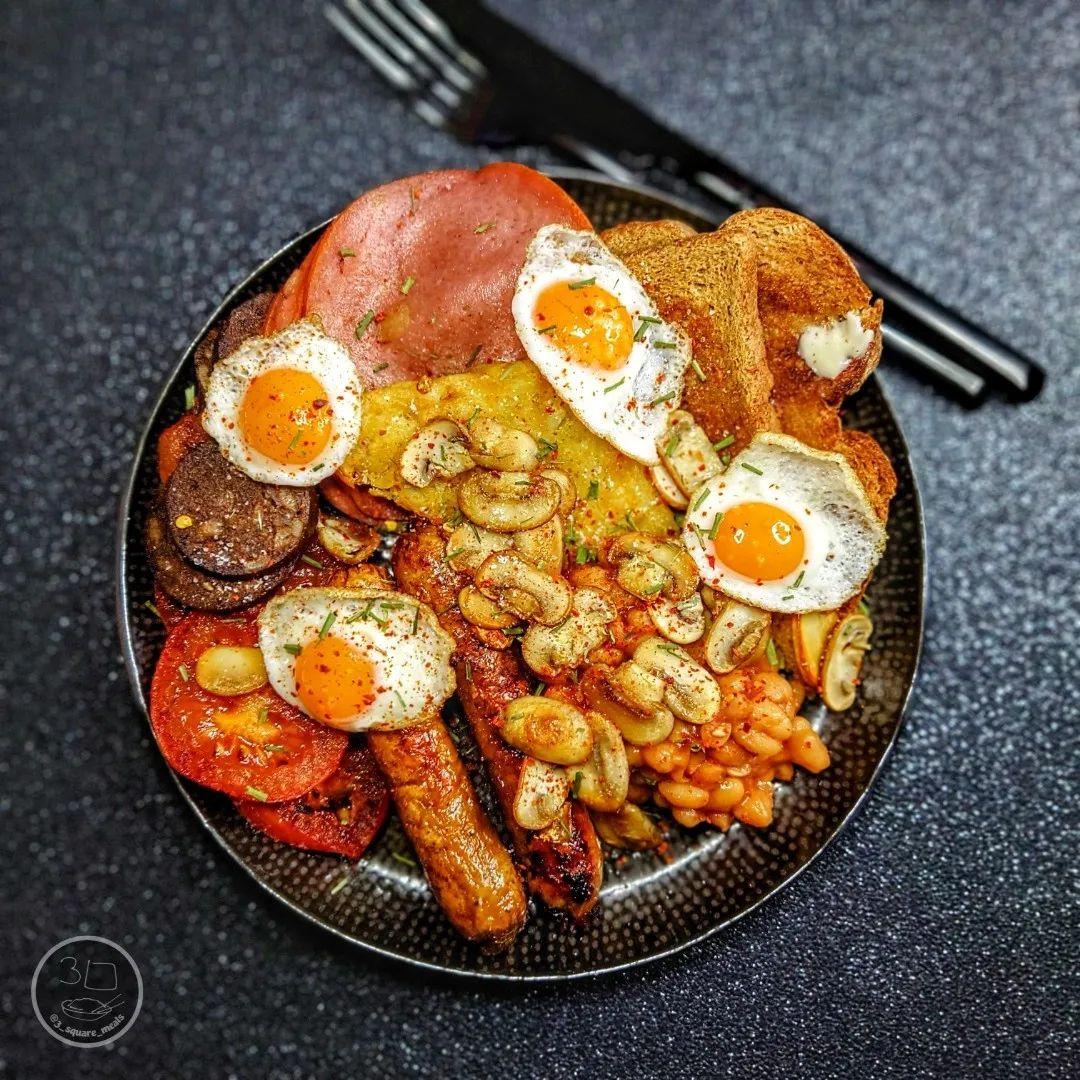 Veggie Full English Brunch