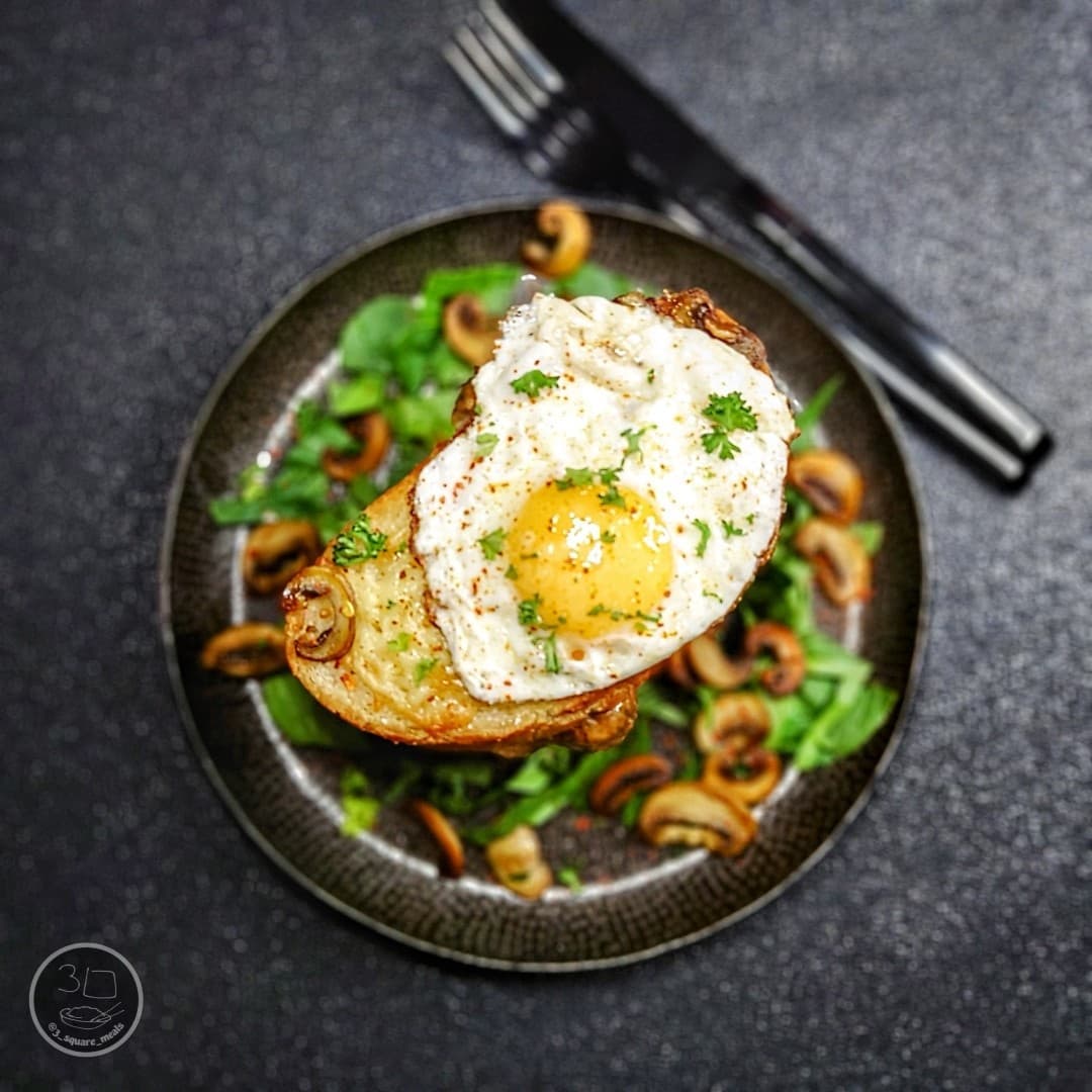 Monster Croque Madame Sandwich