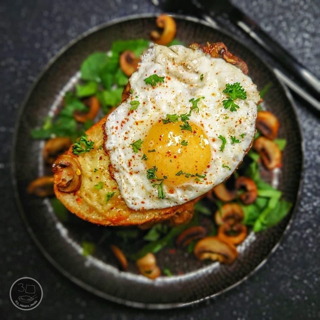 Monster Croque Madame Sandwich