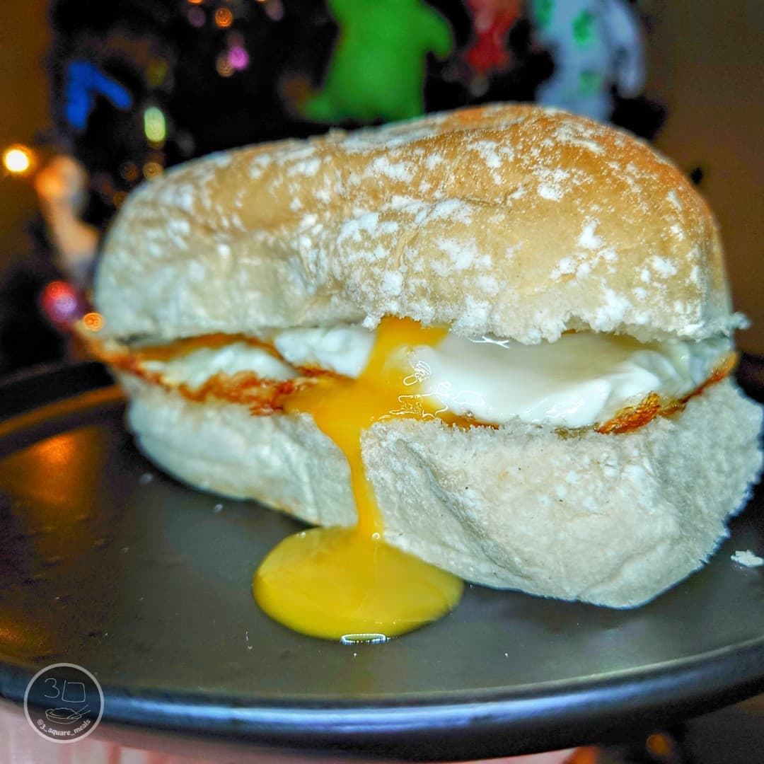 Simple British Egg Butty Sandwich