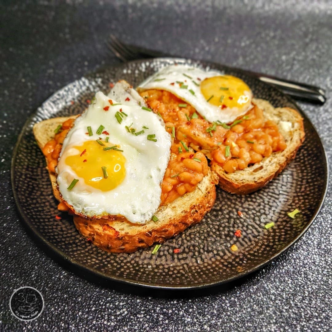 Eggs and Beans on Toast