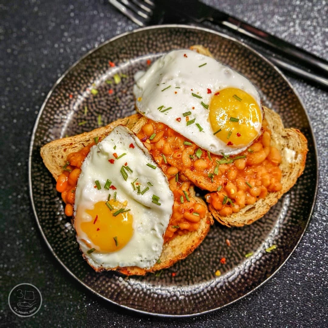 Eggs and Beans on Toast