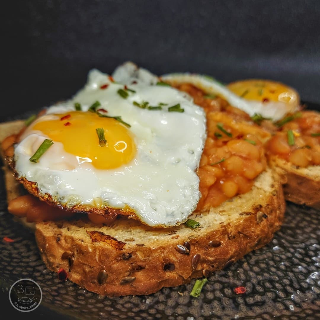 Eggs and Beans on Toast