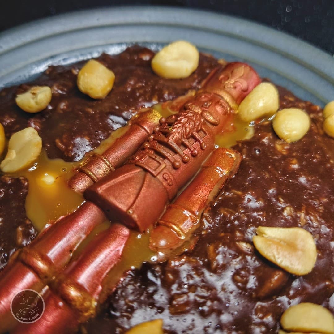 Sweet Nutcracker Porridge with Chocolate