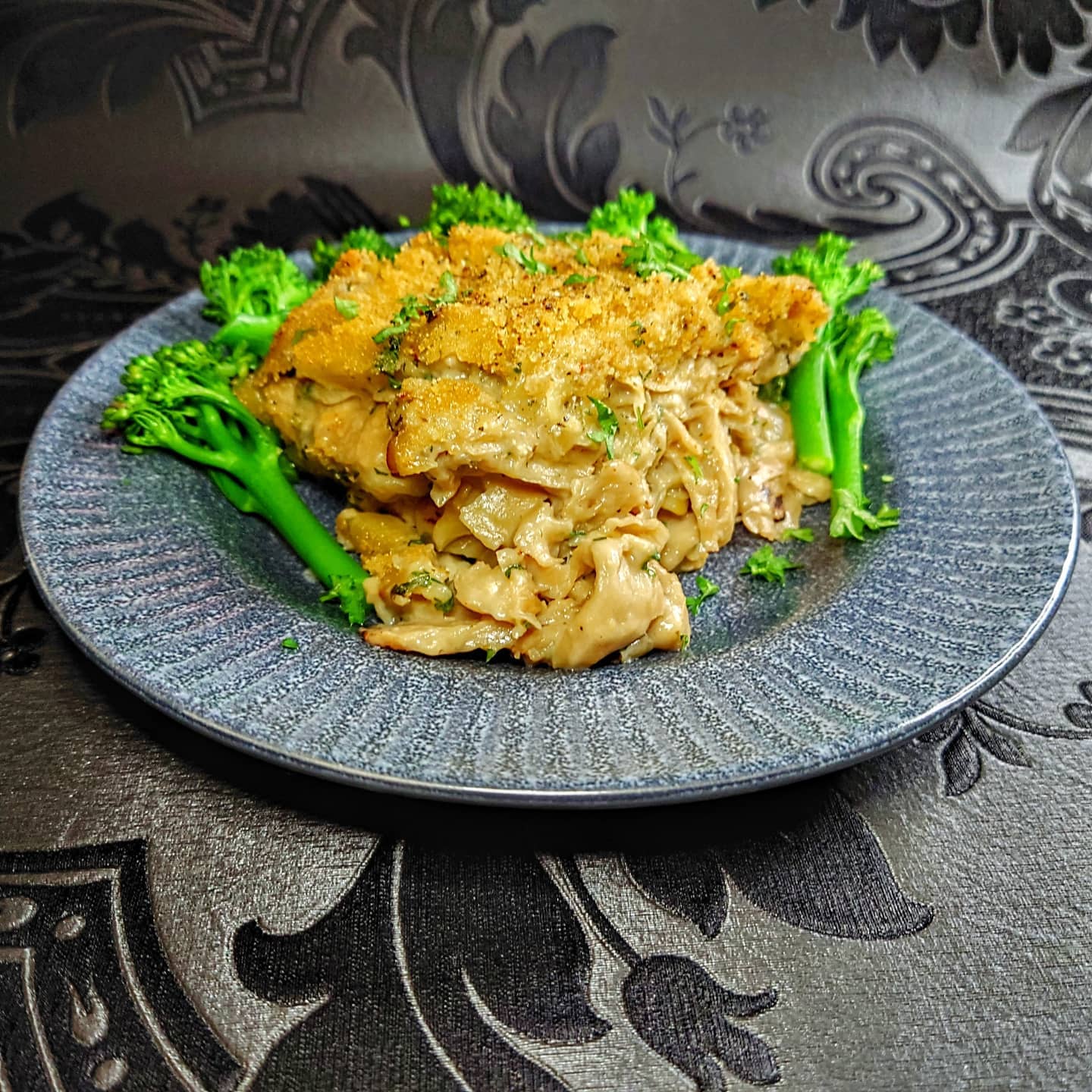 Garlic Kiev Pasta Bake