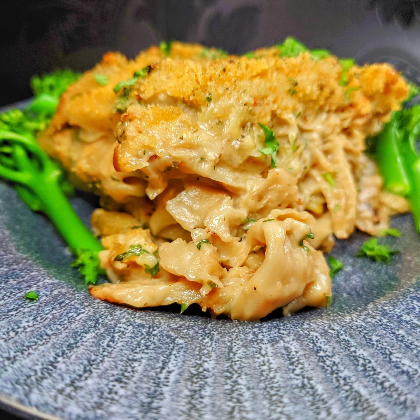 Garlic Kiev Pasta Bake