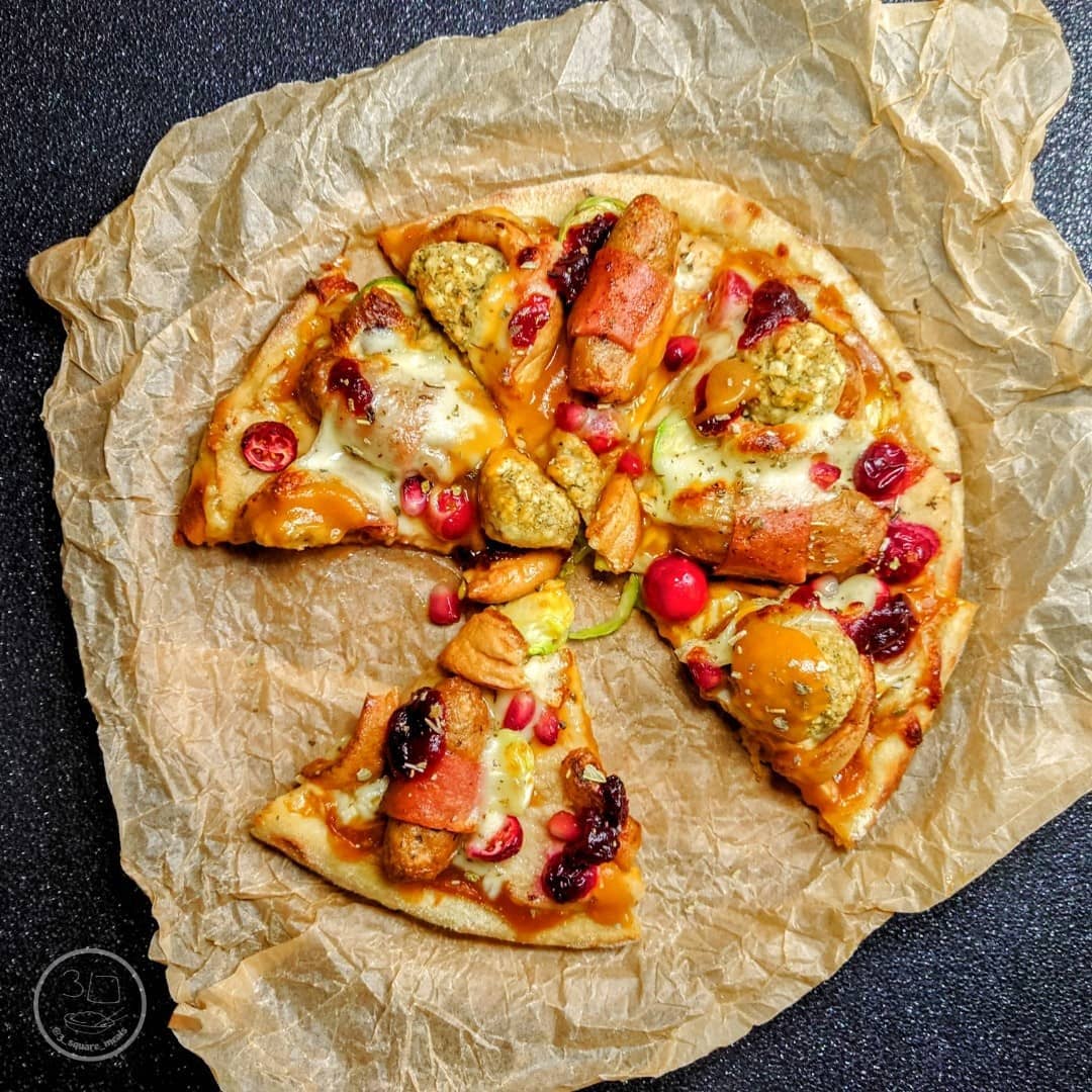 Festive Christmas Pizza