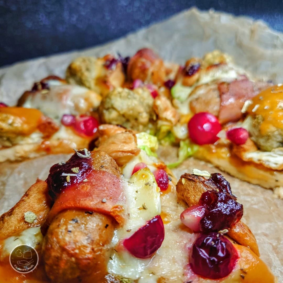 Festive Christmas Pizza
