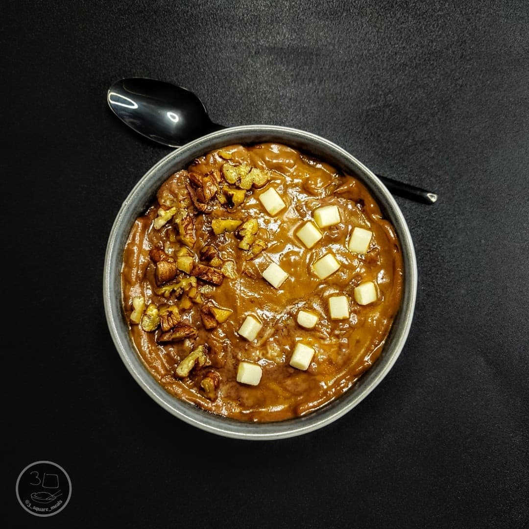 Sweet Cold Porridge Breakfast Delight