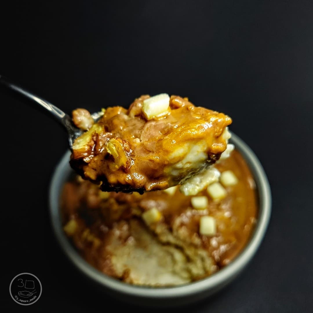 Sweet Cold Porridge Breakfast Delight