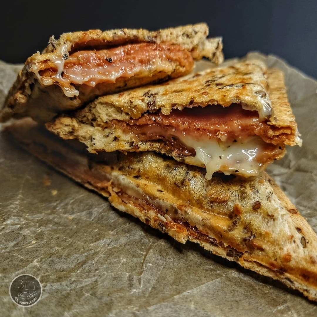 Vegan Ham and Cheese Toastie