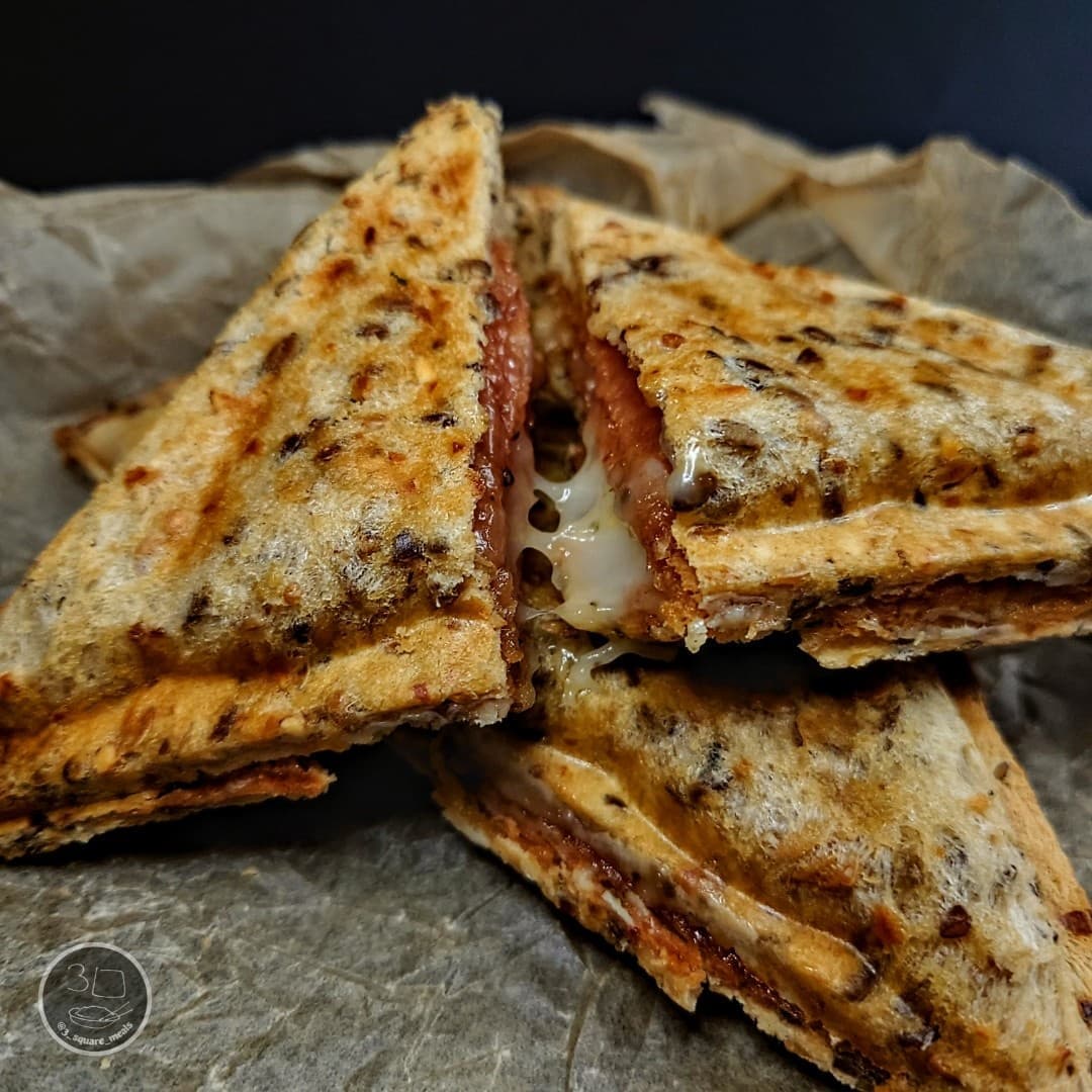 Vegan Ham and Cheese Toastie