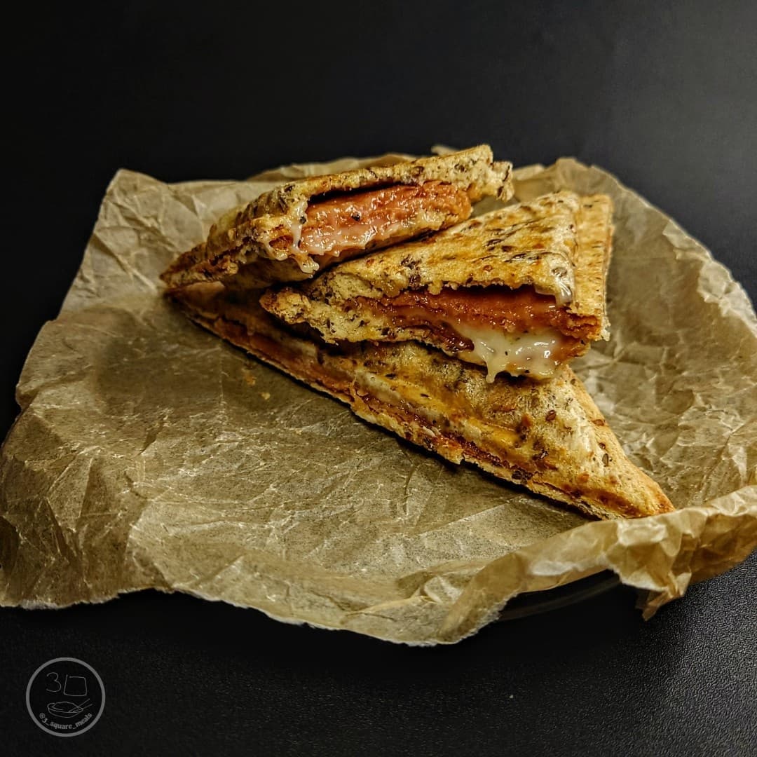 Vegan Ham and Cheese Toastie